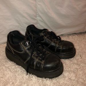 Vintage black doc martens